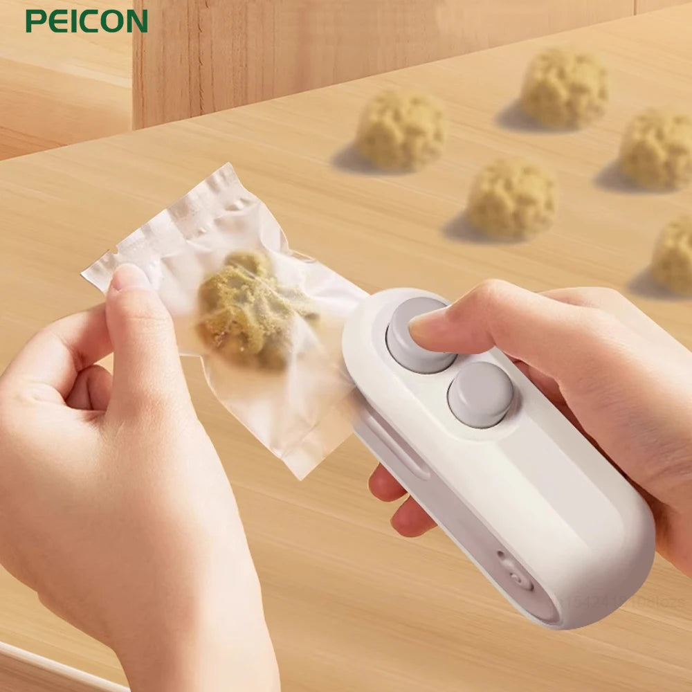 Mini Heat Bag Sealing Machine Portable Plastic Bags Packing Sealer