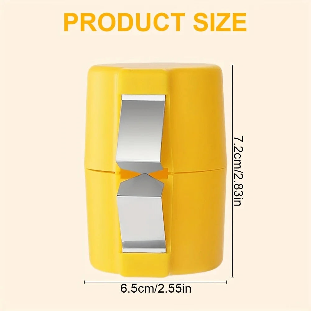 3 PCS Egg Shell Opener, 2025 New Egg Cracker for Raw Eggs, Hard Boiled Egg Peeler Egg Cube Egg Separator Handheld Tool Zpaxo