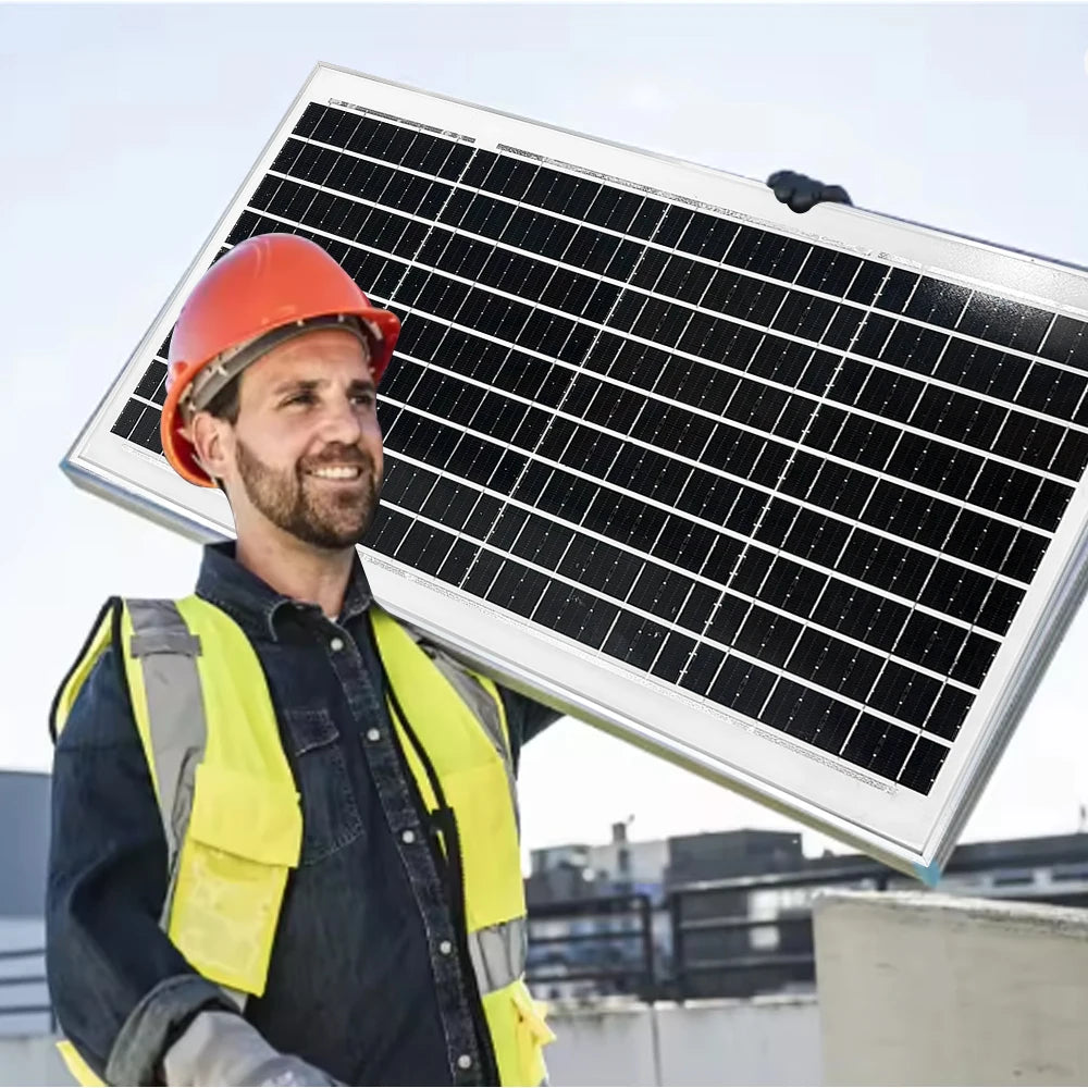 50W-500W Mono Solar Panel High-Efficiency18V PV Module Generator