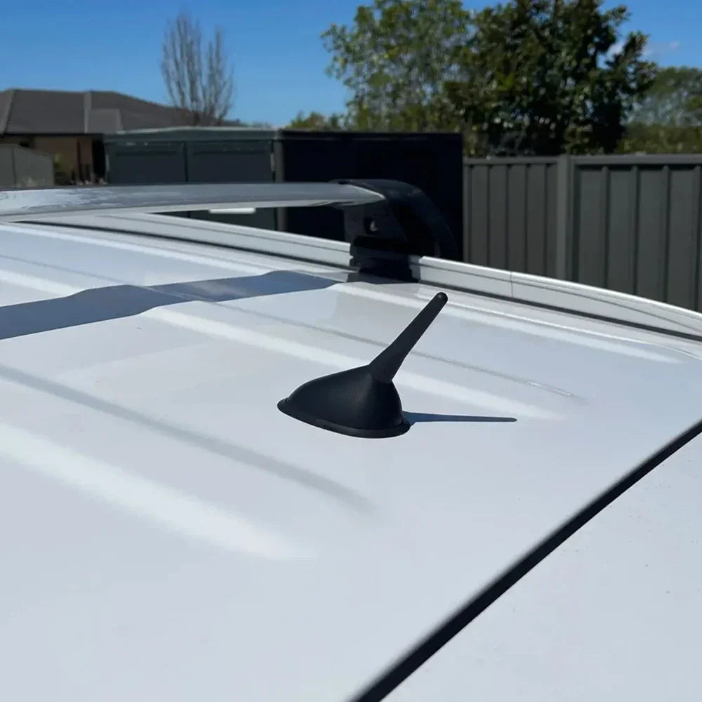 Auto Universal Short Antenna Black Mini Roof Mount Strong FM AM DAB Zpaxo