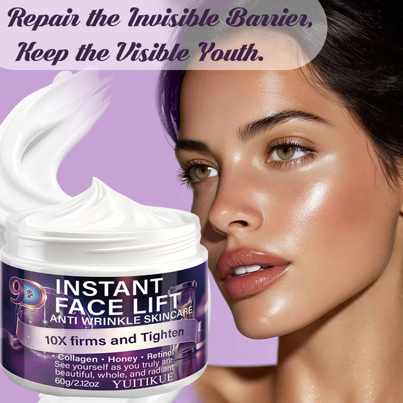 YUITIKUE Anti-Wrinkle Face Lift Cream – Honey & Collagen 60g Anti-Aging Face Cream Zpaxo