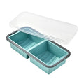 Extra Large Square Food Storage Container Leakproof Flip Lid