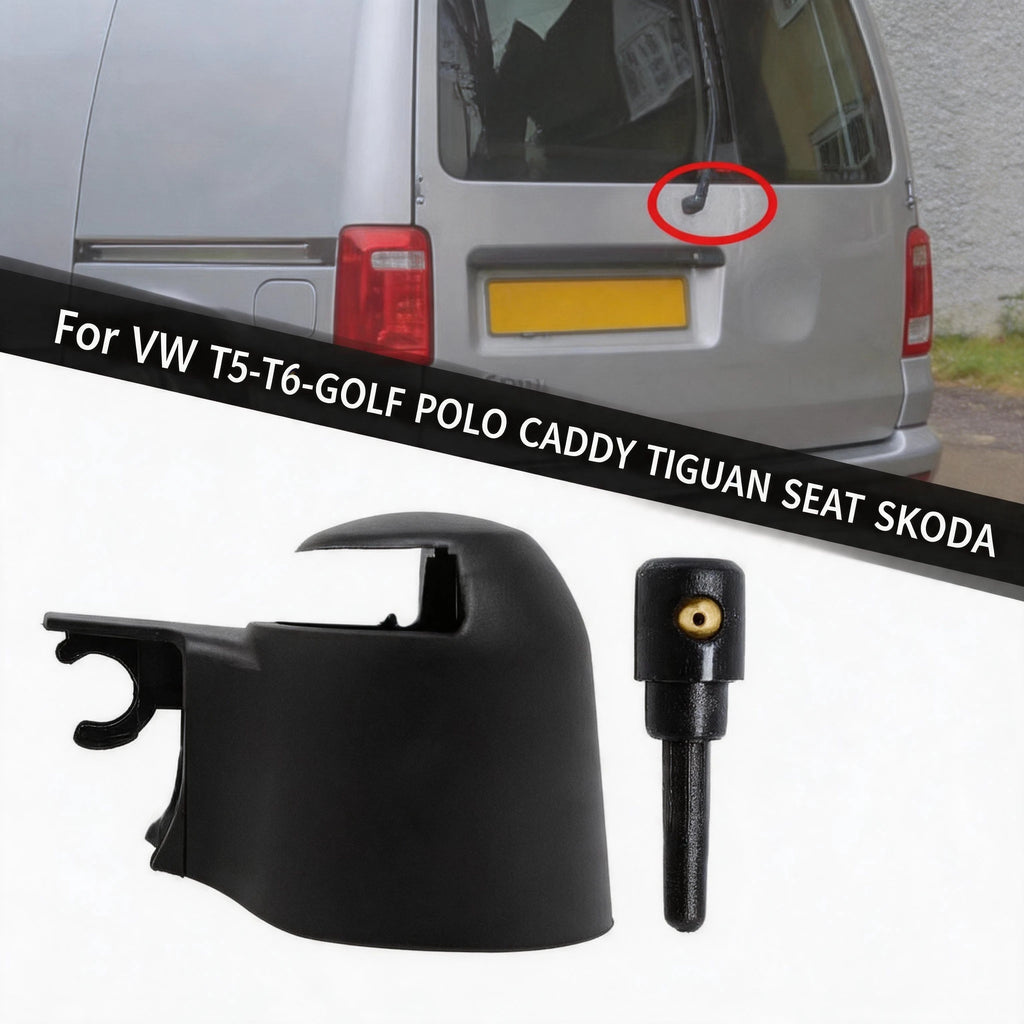 Rear Wiper Washer Jet Nozzle Cap | VW Golf Tiguan Caddy Skoda