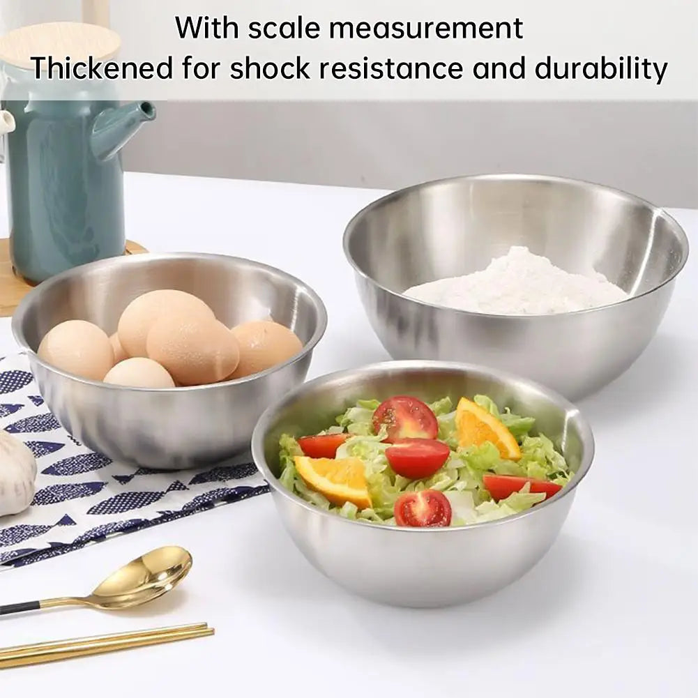 17cm Stainless Steel Mixing Bowl – Salad, Noodles & Prep Stainless Steel Bowl Zpaxo