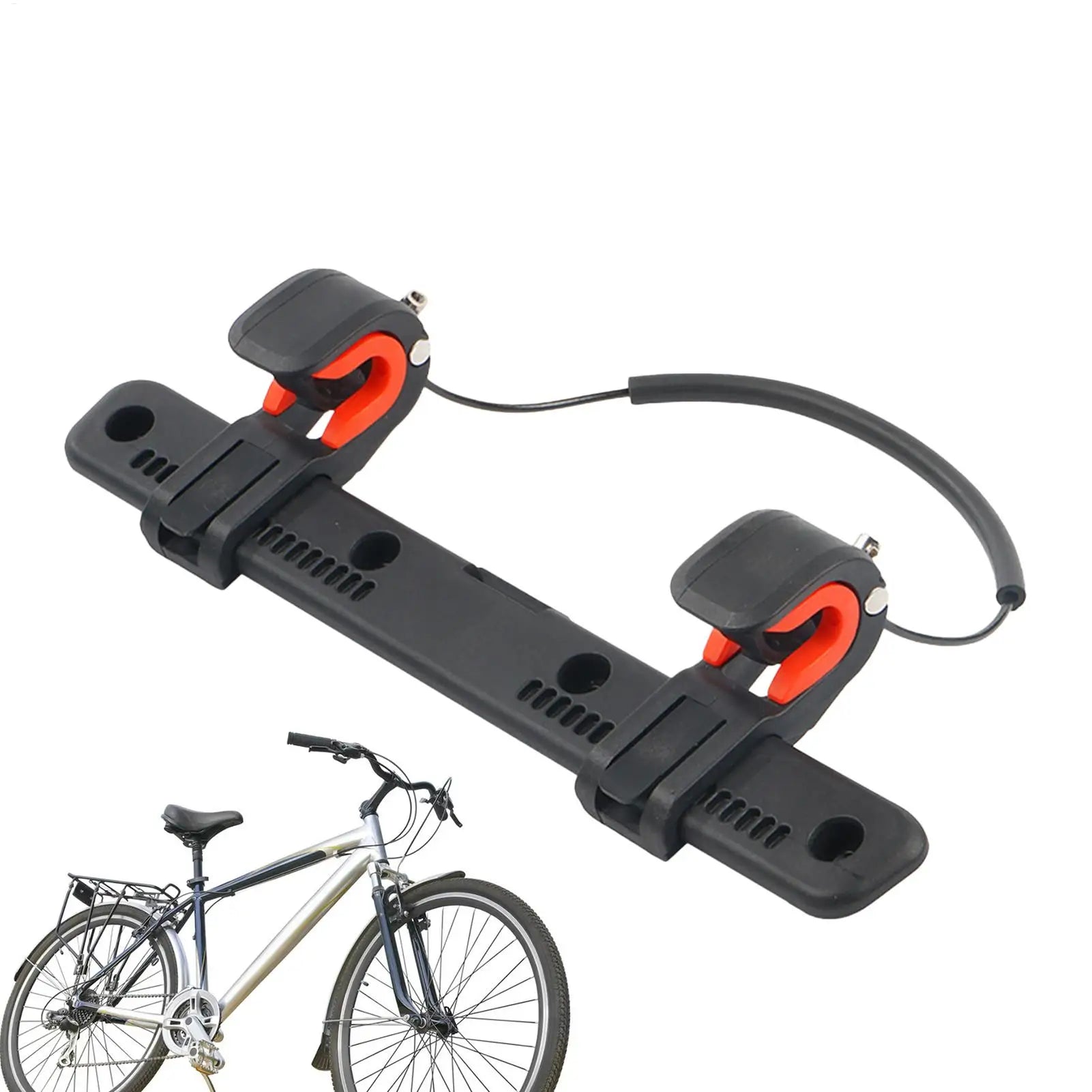 Adjustable Luggage Clip Bicycle Side Bag Buckle Saddle Rack