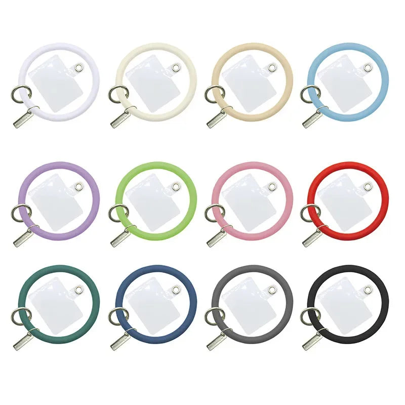 Silicone Phone Wrist Strap & Keychain – Universal Lanyard