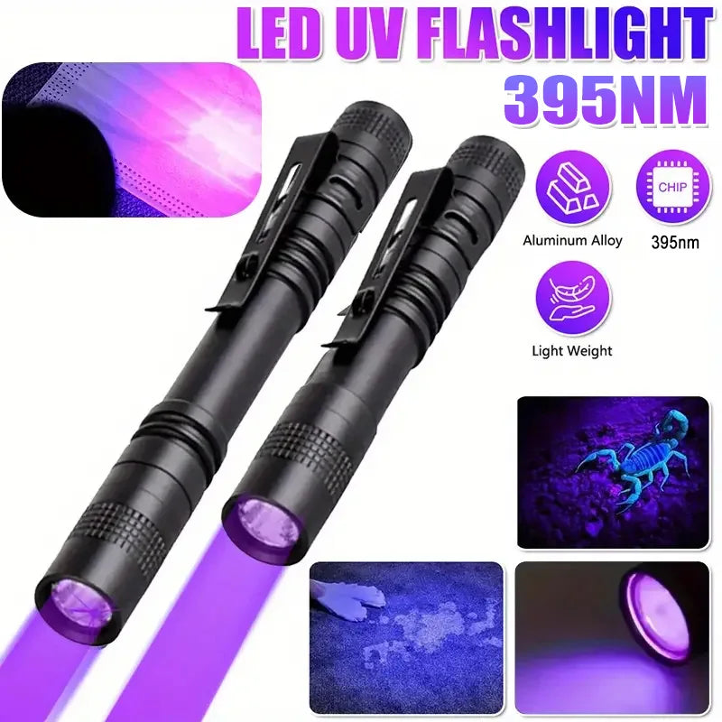 KDULIT 395nm UV Blacklight Flashlight – Pet Stain & Scorpion Detector