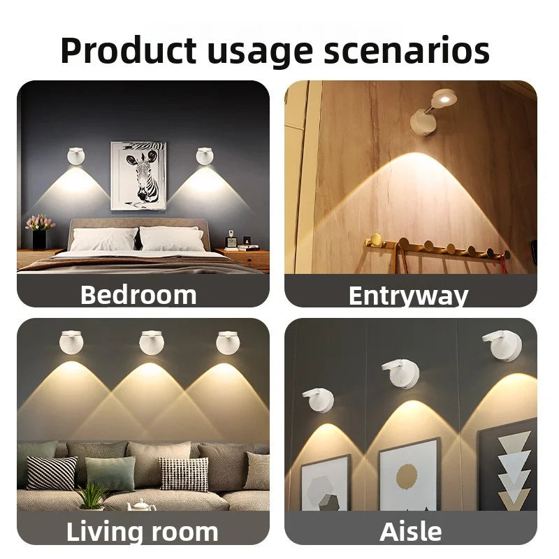 13-Color Remote LED Magnetic Lamp – Dimmable Wine Cabinet Light LED Magnetic Spotlight Zpaxo
