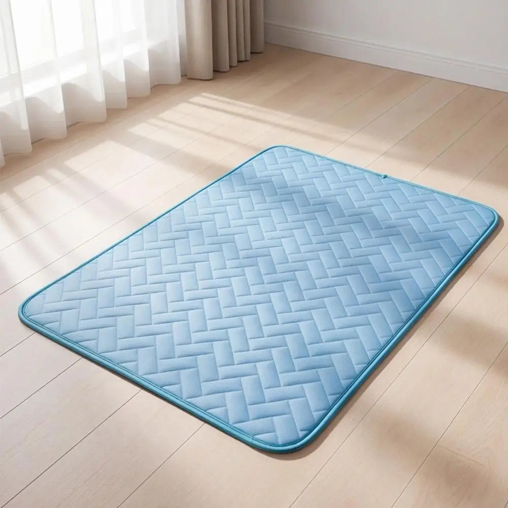 Dog & Cat Cooling Mat – Ice Silk Pet Bed Pad S to XXL Pet Cooling Mat Zpaxo
