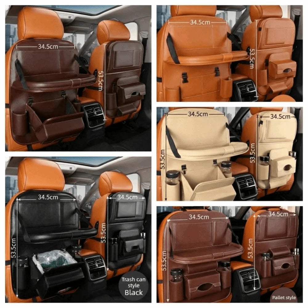 Multi-purpose Design Car Back Seat Organizer Foldable Dining Table Zpaxo