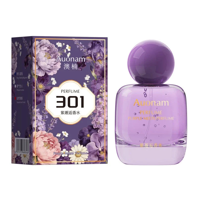 Elegant French Rose Violet Woody Perfume Sweet Romantic Floral Fruity Scent Charming Fresh Dating Feminine Eau De Toilette 50ml Zpaxo meets perfume