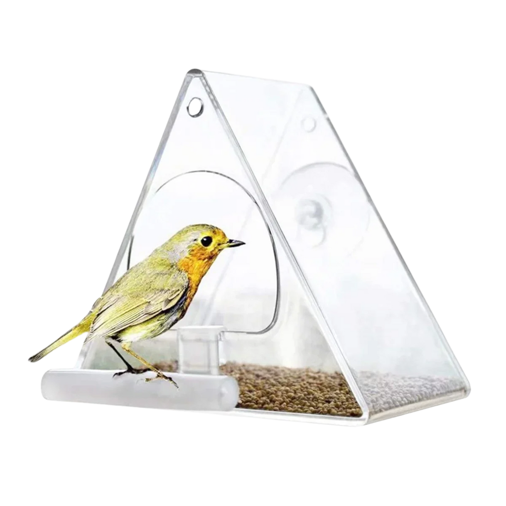 Window Bird Feeder Ultra-strong Suction Cup Weather-resistant Design