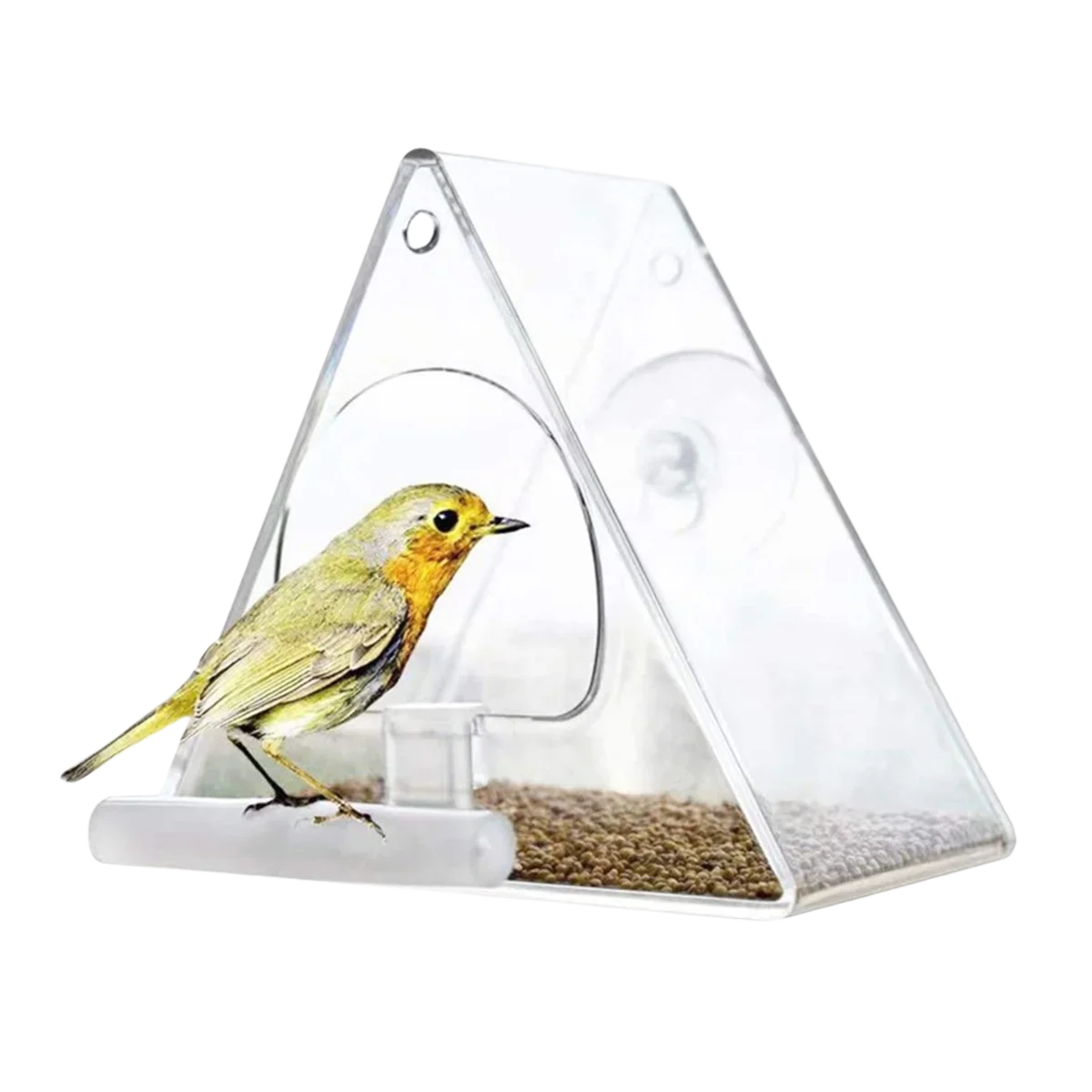 Window Bird Feeder Ultra-strong Suction Cup Weather-resistant Design
