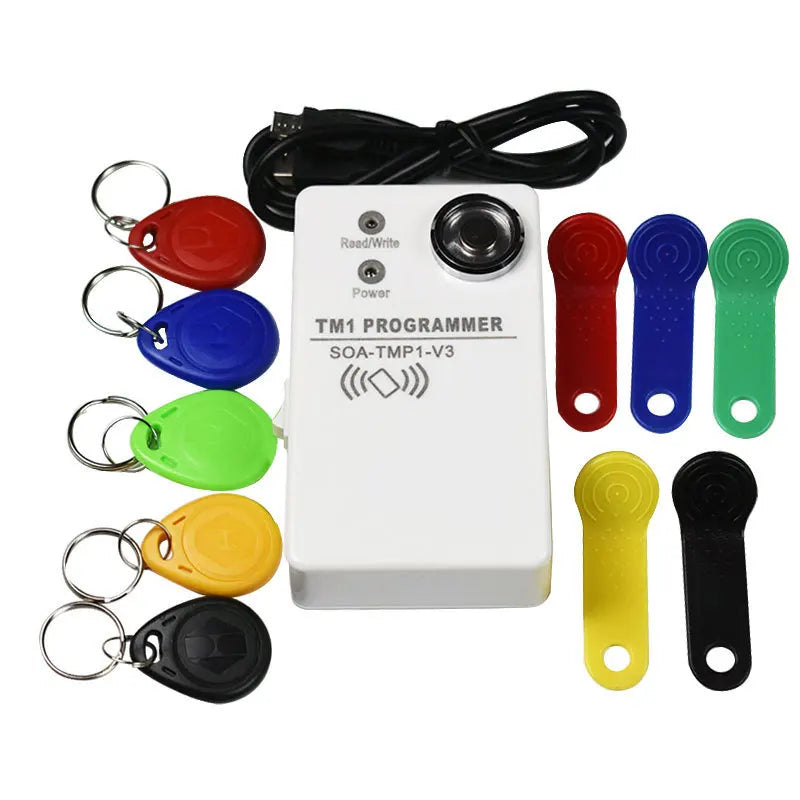 TM1 RFID Copier Duplicator Handheld RW1990 TM1990 TM1990B Ibutton Zpaxo White set A