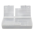 Transparent Plastic Storage Box Multi-grid Tool Organizer Electronic