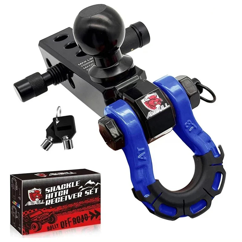2-Inch Trailer Hitch Ball Mount – 8T RV & Off-Road Towing Arm