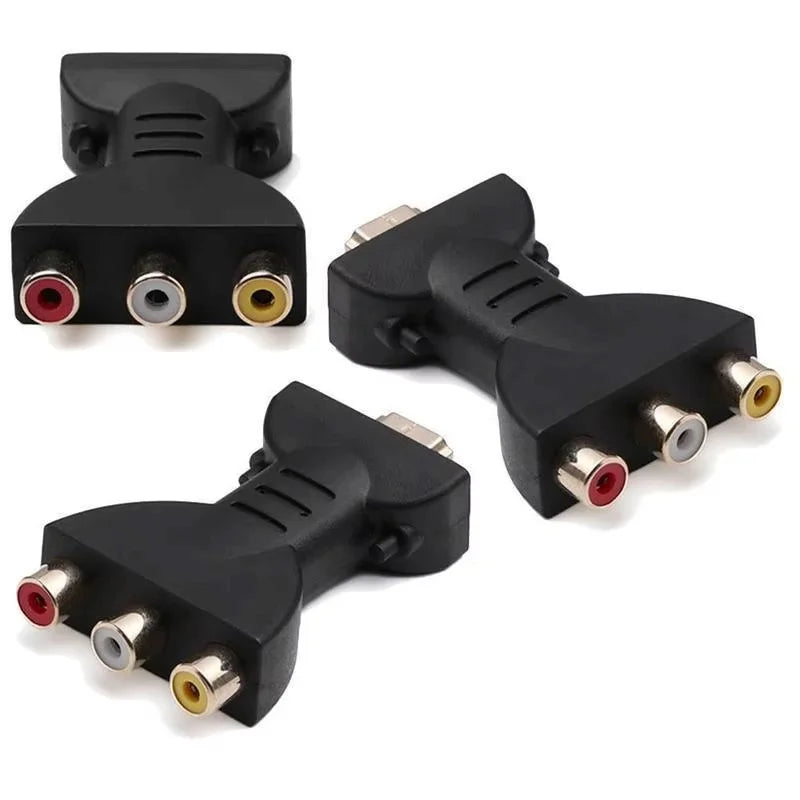 Full HD 1080P RCA AV To HDMI-compatible Portable Composite Adapter Converter Audio Cable HDTV TO AV With USB Cable For HD TV BOX Zpaxo