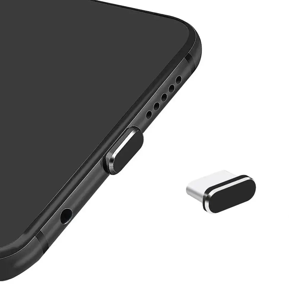 4pcs USB C Dust Plugs Type-C Anti Dust Covers Charging Port Protective Covers With Cleaning Brush For IPhone Huawei OPPO Realme Zpaxo