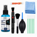 7 in 1 Camera Lens Cleaning Set 120ml Liquid Air Blower Sensor Cleaning Swab Microfiber Cloth Brush Tools for Mirrorless DSLR Zpaxo 60ml set