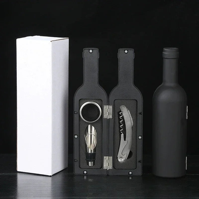 5-Piece Wine Opener Gift Set – Corkscrew & Accessories Kit Wine Accessory Set Zpaxo Three-piece