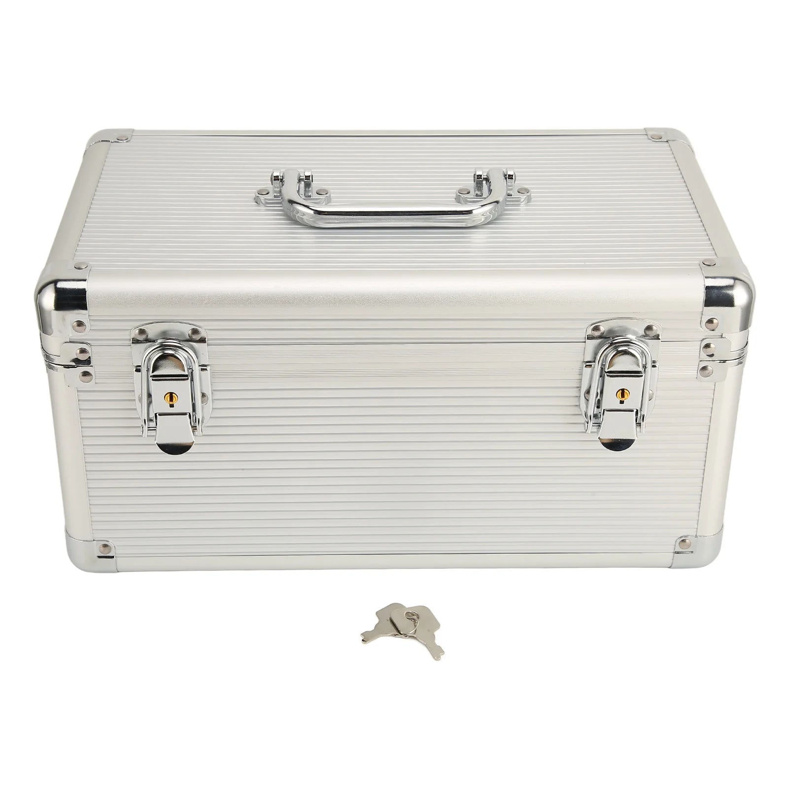 Hard Drive Case Storage Box 14 Bays Double Lock Design