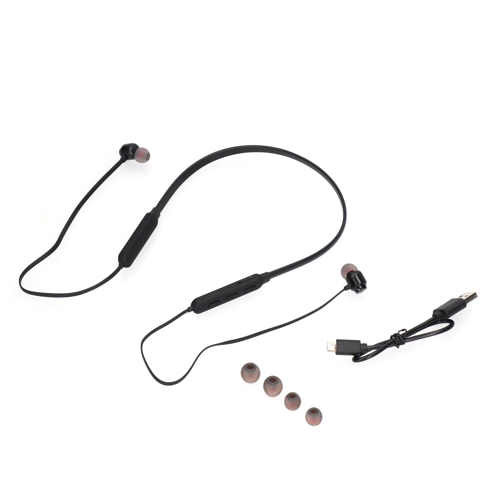 Neck Wearing 5 1 Headphone Wireless Earbud Neckband Headset Exercise