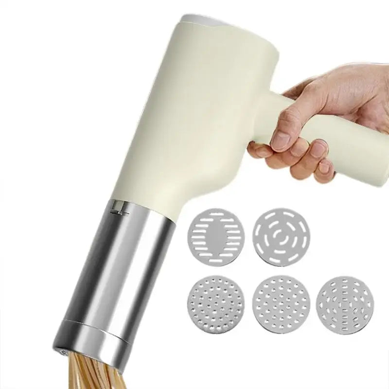 Handheld Electric Noodle Machine Press Automatic Pasta Maker Cordless