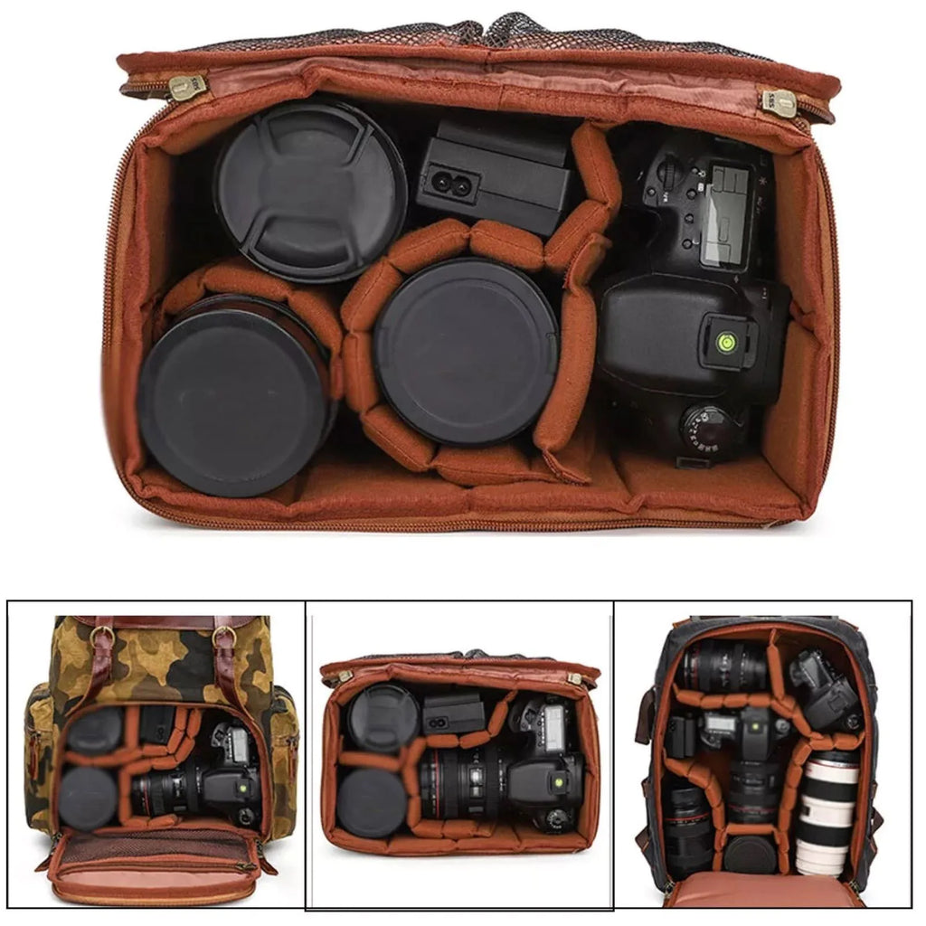 4Pcs/Set Dividers Padded Separators Portable For Camera Bag Replacement Photo Backpack Knapsack Cameras Compartments