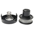 20ft String Trimmer Line Replacement Spools Spool Cap Covers Spring