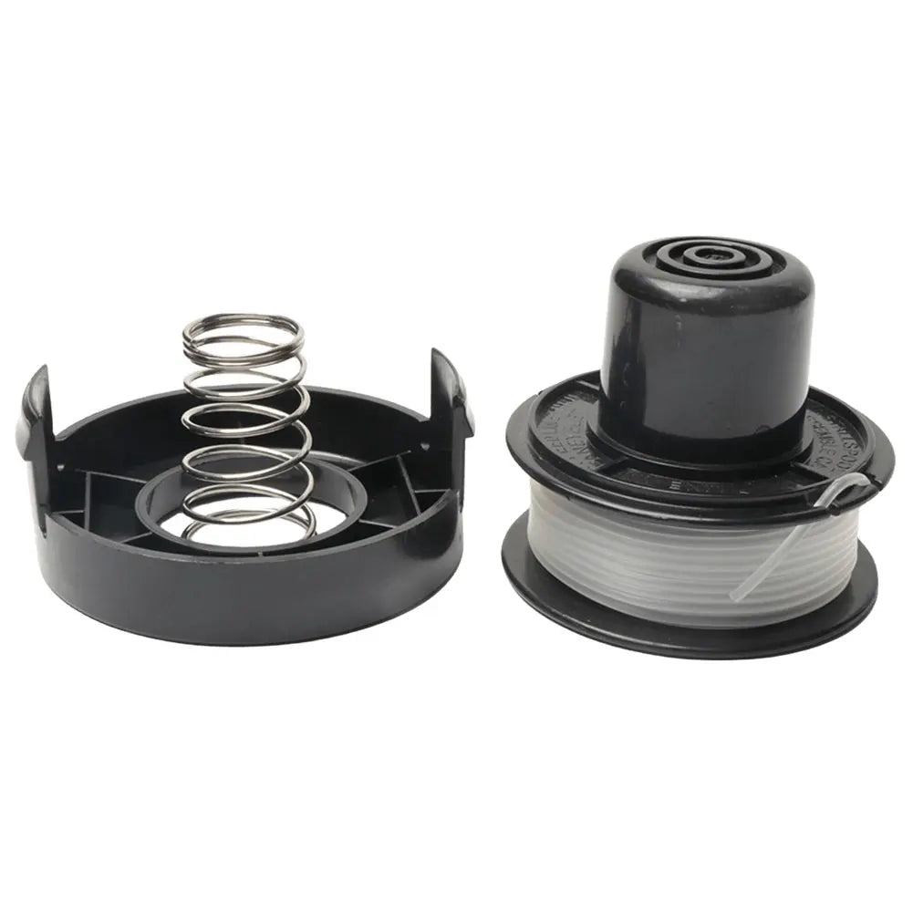 20ft String Trimmer Line Replacement Spools Spool Cap Covers Spring