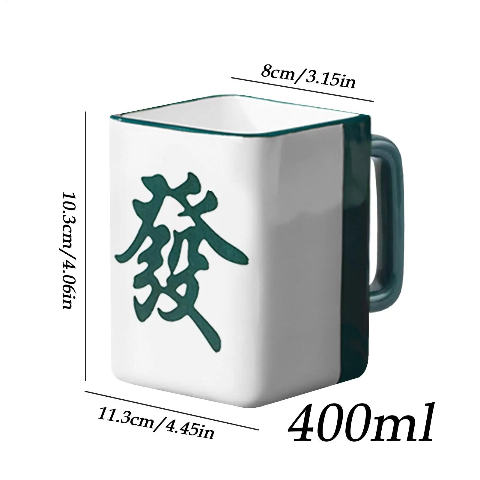 Ceramic Coffee Mug Mahjong Water Cup Novelty Mugs Women Men Family