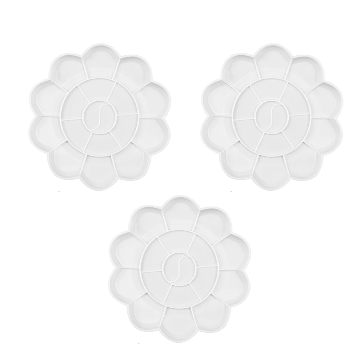 Flower Painting Palette – Reusable Plastic Art Mixing Tray