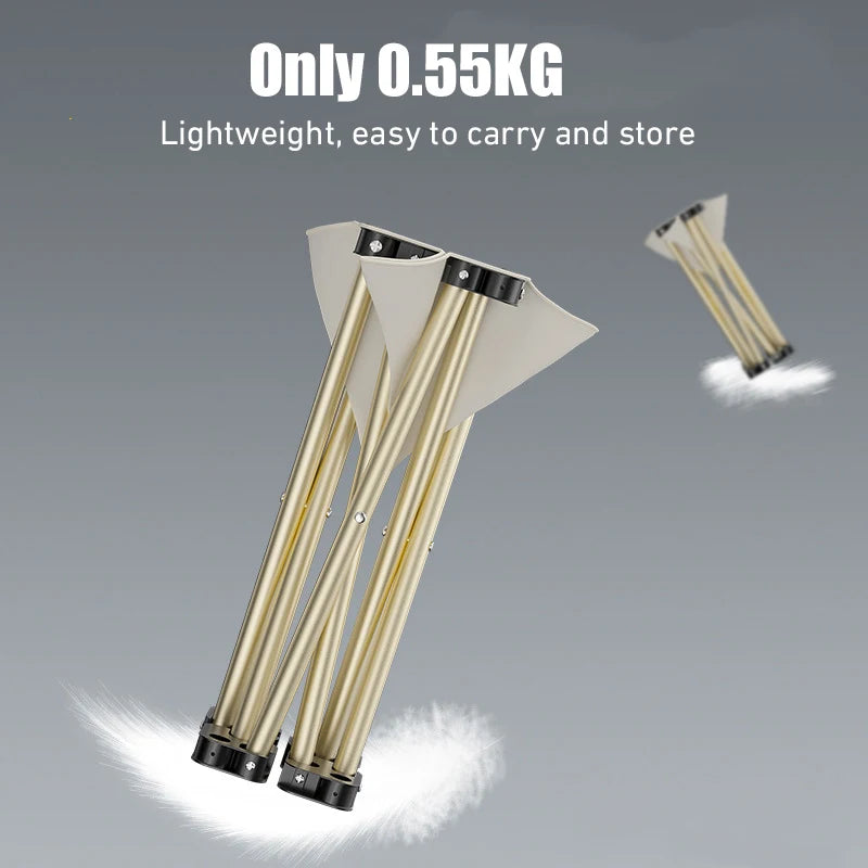 Outdoor Portable Folding Stool Camping Collapsible Foot Stool Hiking Beach Travel Picnic Fishing Seat Tools Ultralight Picnic Zpaxo