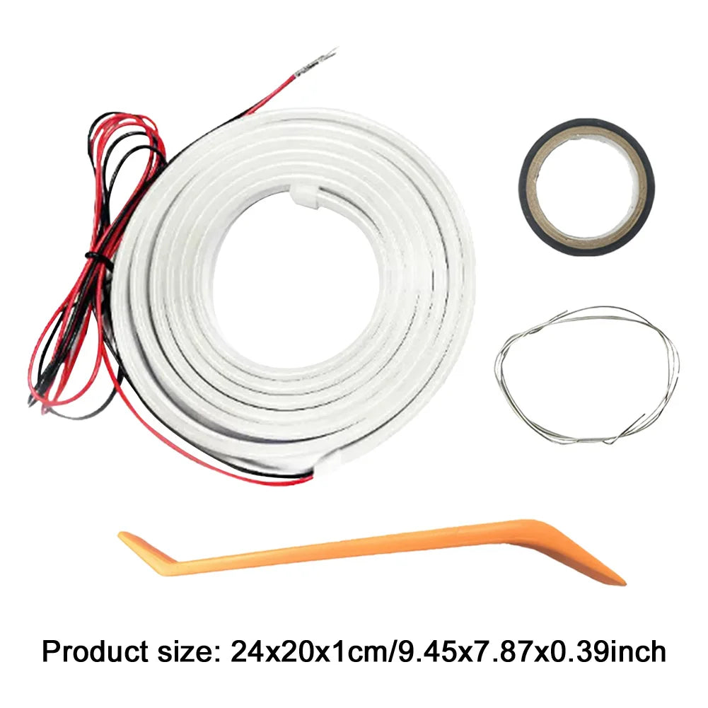 Waterproof Car Trunk Led Light Strip PVC Flexible Ambient No Drilling