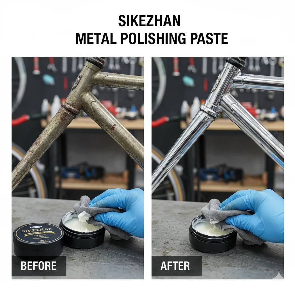 Multi-Purpose Metal Polish Paste 50g of Polish - Works on Stainless Steel,Jewelry ＆ Cars -bicycle Cleaner & Rust Remover Zpaxo