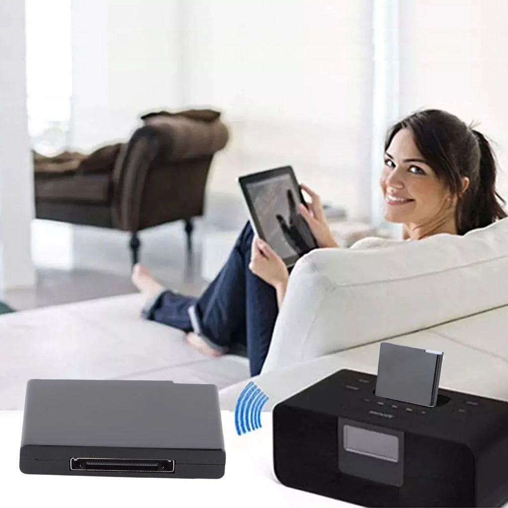 30 Pin Sound Adapter Receiver Fit IOS Dock 5 0 Speaker Wireless 4Mbps