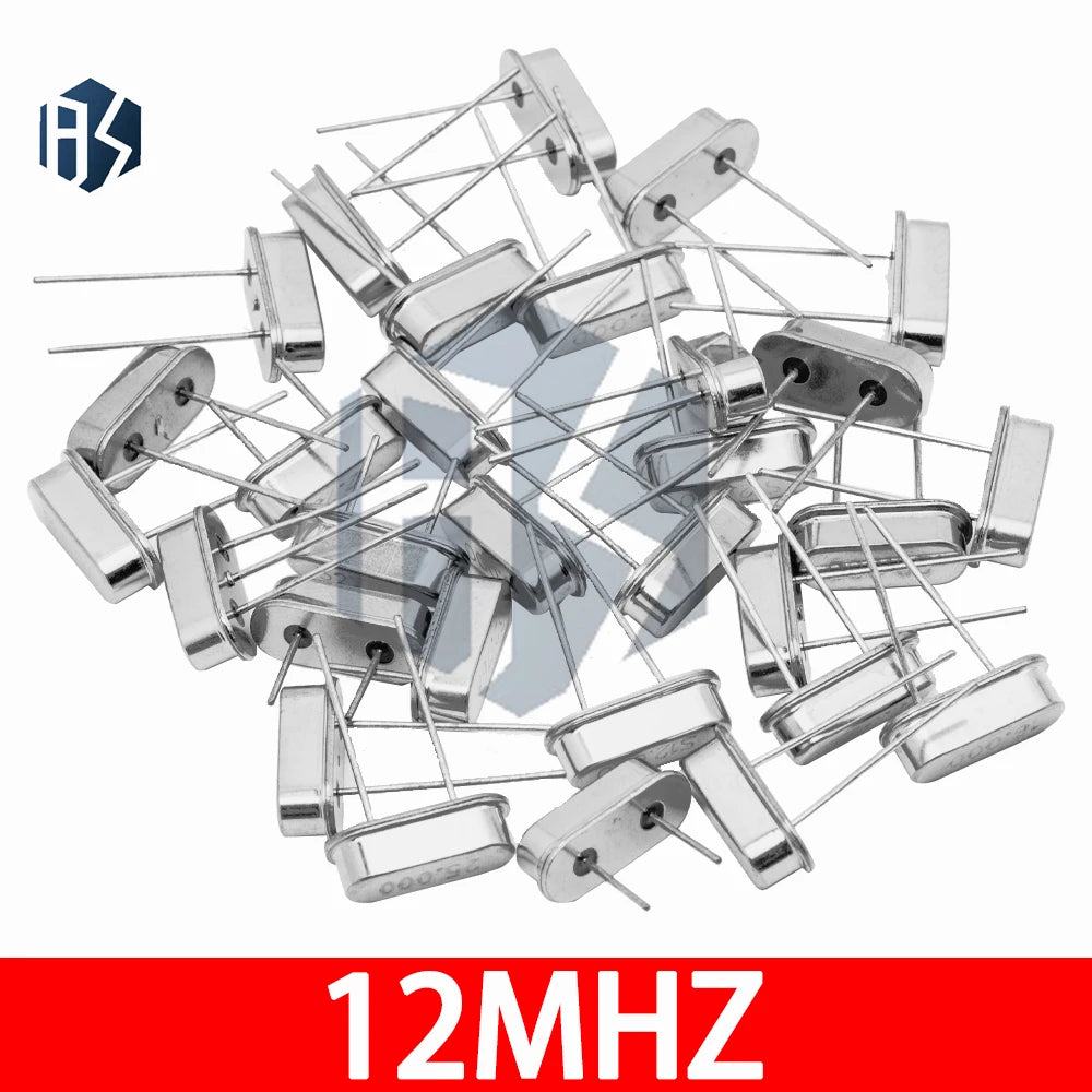 10 HC-49S Through Hole Quartz Crystal Resonator 32 768KHz 4MHz 25MHz Zpaxo
