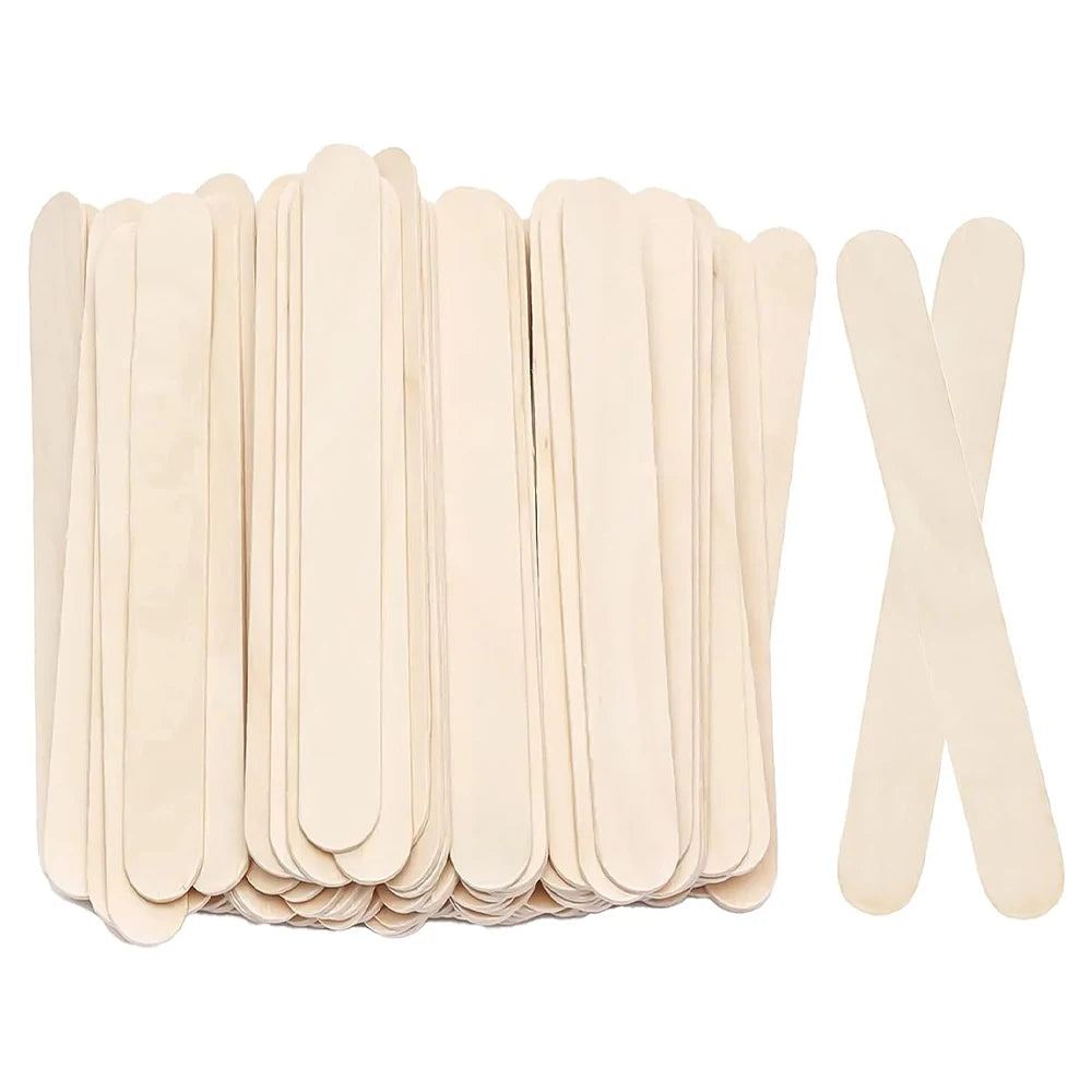 50/100/150Pcs 10cm Wooden Resin Epoxy Stirring Stick Popsicle Ice Cream Stick Handmade Tool DIY Home Art Classroom Supplies Zpaxo