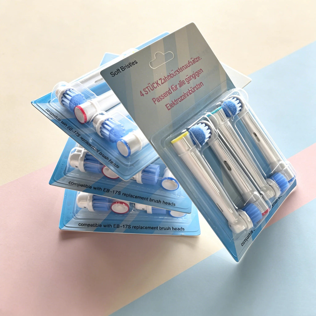 EB-17S Wholesale 4 8 Lot Electric Toothbrush Head Oral B 6000 Zpaxo