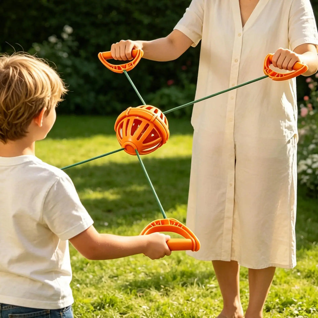 Kids Outdoor Toys Interactive Double Player Activities Hand Pulling Balls Toy For Kid Boys Girls Children Teens Adult Beach Zpaxo