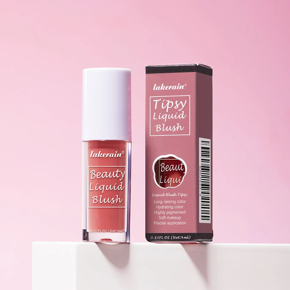 Beauty Liquid Blush Velvet Matte Blusher Face Pigment Lasting Waterproof Natural Cream Cheek Tint Orange Peach Maquiagem 4ml Zpaxo