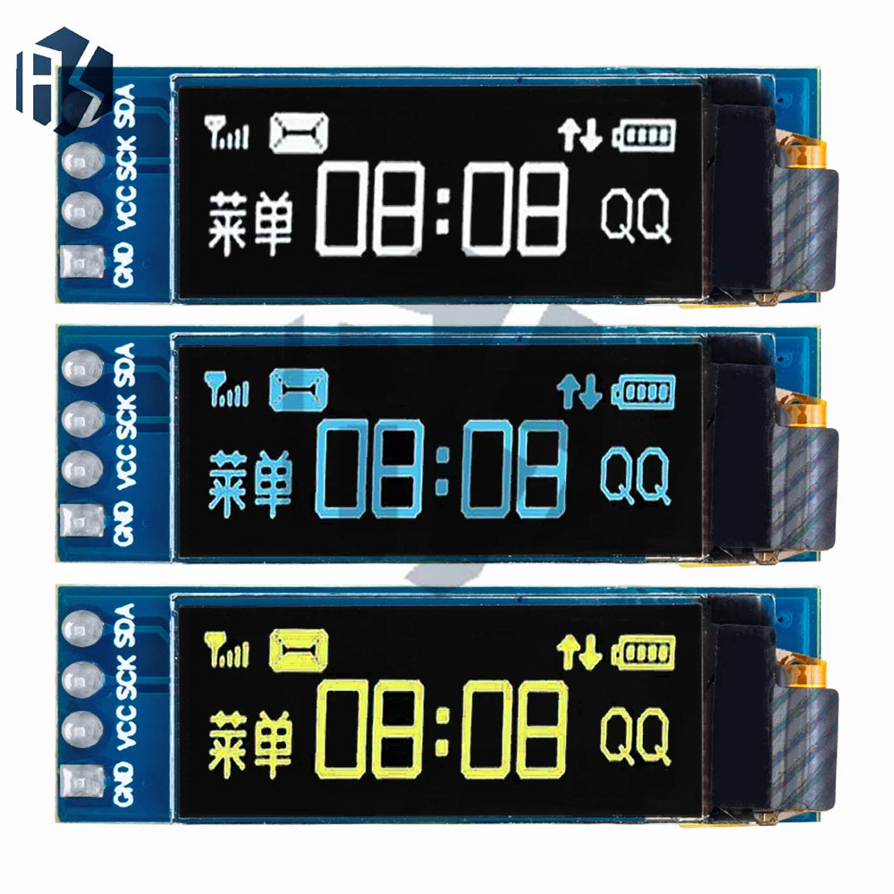 OLED Module 0 91 White Blue 128X32 LCD LED Display IIC Communicate Zpaxo