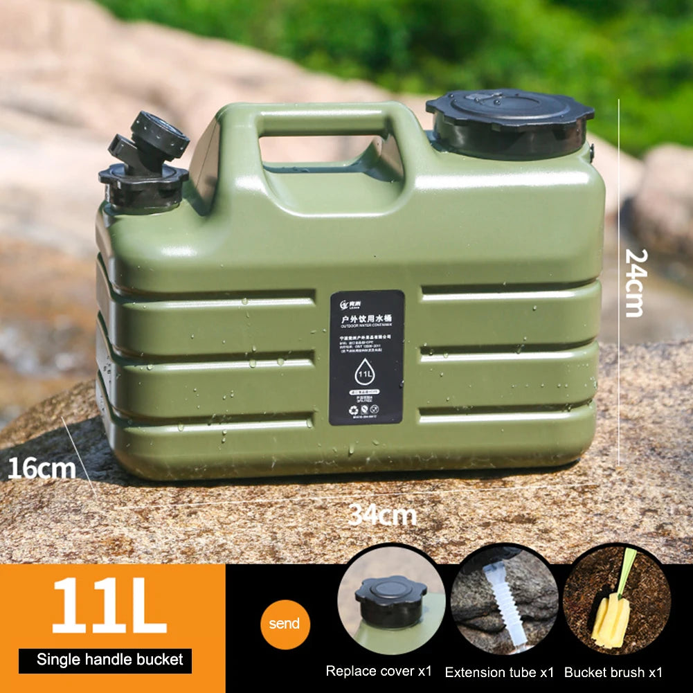 Drinking Water Canister Large Capacity Portable Camp Bag Detachable