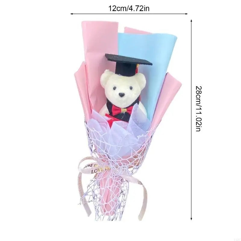 Graduation Flower Bouquets Toy Bear Student Teacher