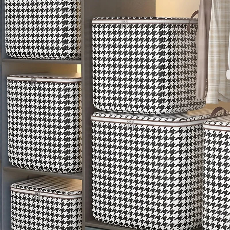 Large Foldable Storage Box – Dustproof Clothes & Quilt Organizer Foldable Storage Box Zpaxo
