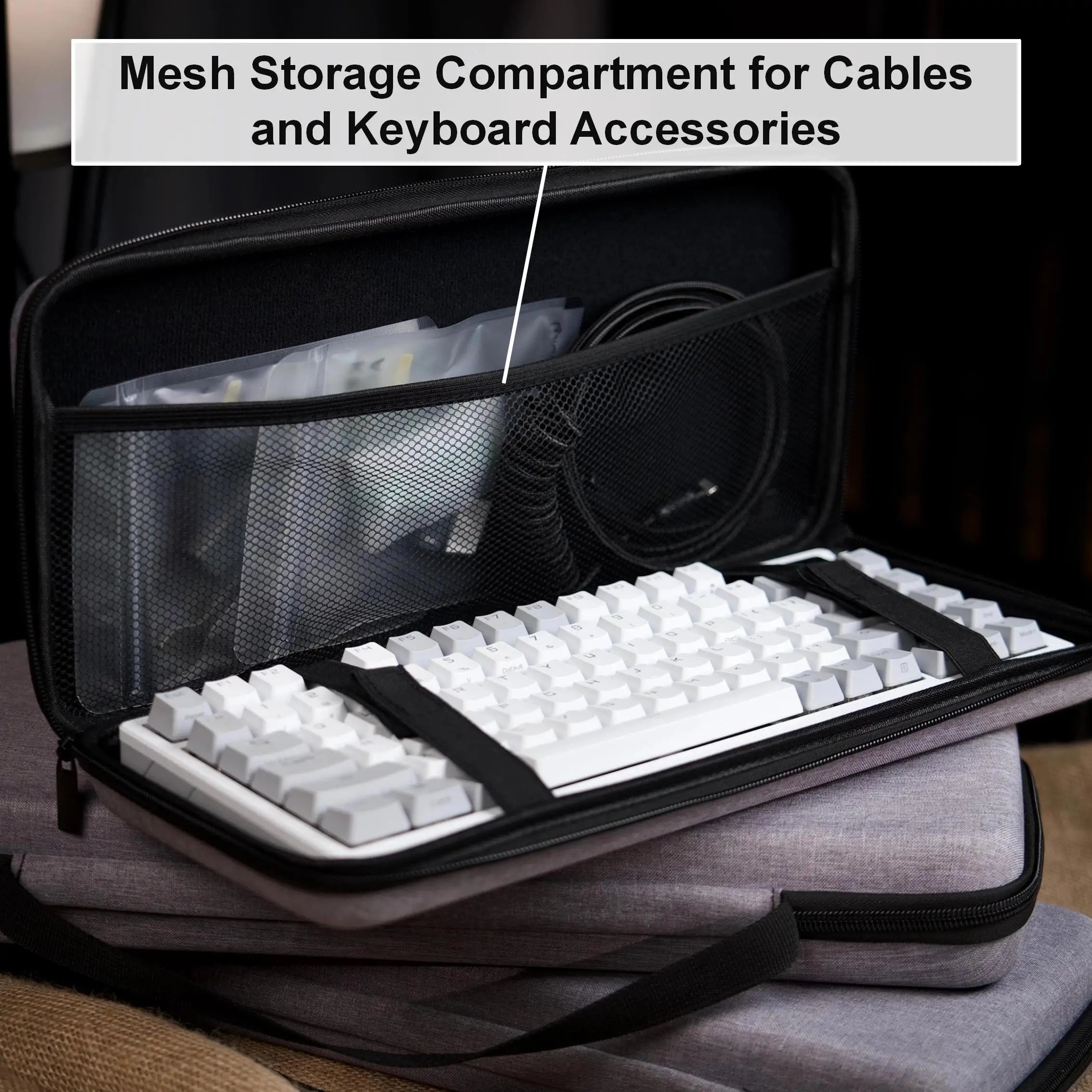 Portable Mechanical Keyboard Case Dustproof Storage Box