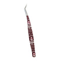 Metal Curved Stickers Tweezers Anti-static Cartoon Lashes Extension Zpaxo Style 2