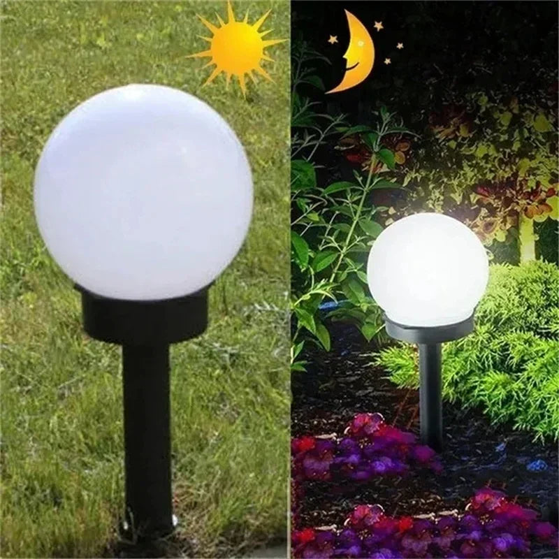 Solar Lights Outdoor Sphere 1 3 6 9 LED Garden Light Waterproof Lamp Zpaxo