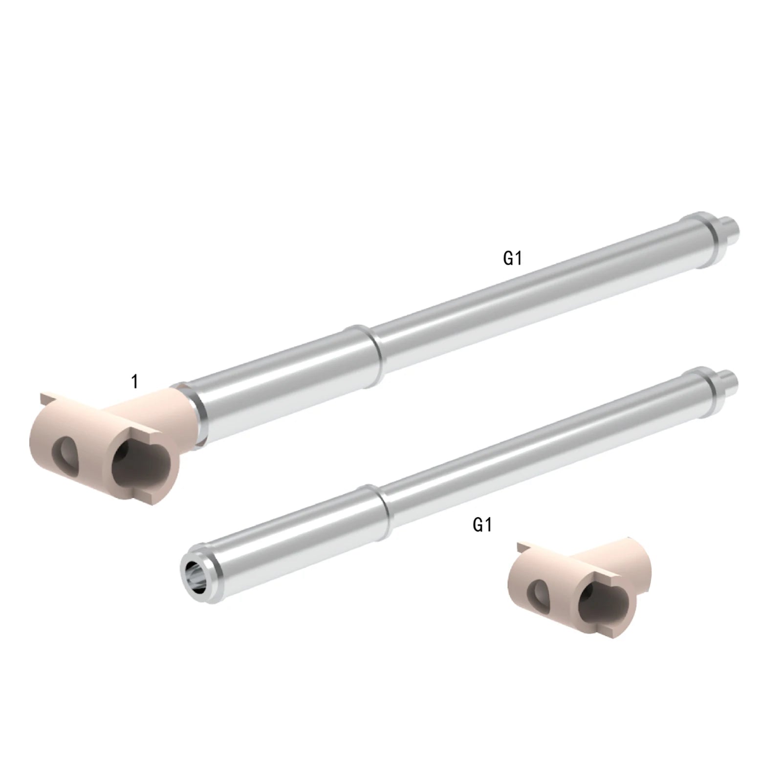 1 35 Scale Metal Barrel Shell Kits Tamiya 35120 US M48A3 Patton Heavy