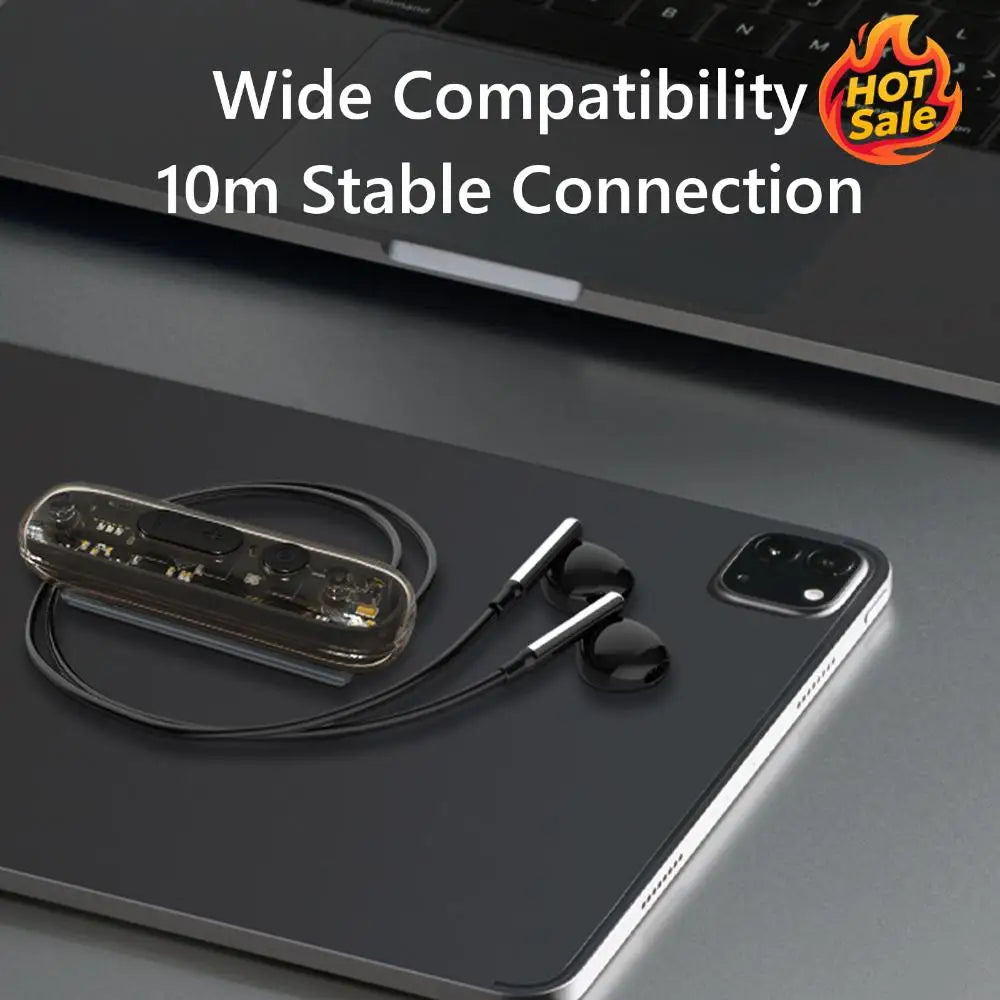 BT 5.4 Audio-Assisted Earphone Rechargeable Sound Amplifiers Headphones for Sport/Cycling/Travel/Live Streaming/Sleep Zpaxo